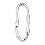 Benodigdheden van Stainless steel Roestvrij staal (RVS) connector oval Silver