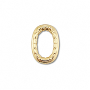 Benodigdheden van Stainless steel Roestvrij staal (RVS) connector oval Gold