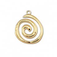Bedels van Stainless steel Roestvrij staal (RVS) spiral Gold