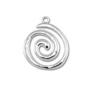 Bedels van Stainless steel Roestvrij staal (RVS) spiral Silver