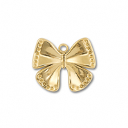 Bedels van Stainless steel Roestvrij staal (RVS) butterfly Gold