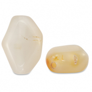 Kralen natuursteen agaat irregular Beige