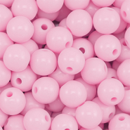 10 mm kralen van DQ acryl Light pink