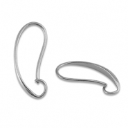 Benodigdheden van Stainless steel Roestvrij staal (RVS) oorbellen / oorhangers Silver