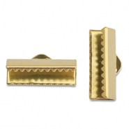 Benodigdheden van Stainless steel Roestvrij staal (RVS) lintklem 16mm Gold