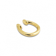 Oorbellen van Stainless steel Roestvrij staal (RVS) ear cuff Gold