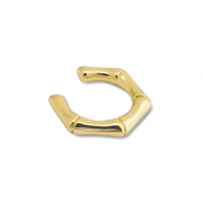 Oorbellen van Stainless steel Roestvrij staal (RVS) ear cuff Gold