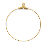 Benodigdheden van Stainless steel Roestvrij staal (RVS) creolen oorring hangers Gold