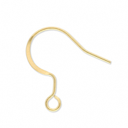 Benodigdheden van Stainless steel Roestvrij staal (RVS) oorbellen / oorhanger with loop Gold