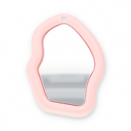 Statement hangers mirror Light apricot pink