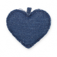 Statement hangers heart Denim blue