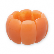 Armbanden resin Flame orange