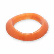 Armbanden bangle resin Flame orange