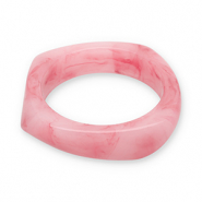 Armbanden bangle resin Pink