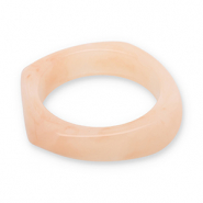 Armbanden bangle resin Light peach