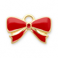 Bedels van Stainless steel Roestvrij staal (RVS) bow Gold-red
