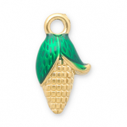 Bedels van Stainless steel Roestvrij staal (RVS) corn on the cob Gold-green