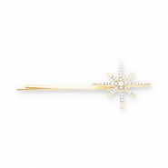 Haaraccessoires schuifspeld star with strass Gold-transparent