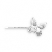 Haaraccessoires schuifspeld butterfly Silver