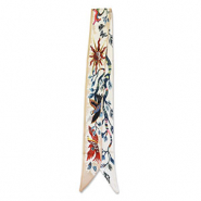 Bandana sjaal with animals/branches Beige-sand beige
