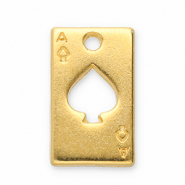Metaal bedels DQ ace of spades Goud (nikkelvrij)