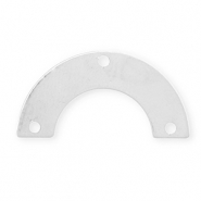 Eco-brass® Metaal bedels DQ tussenstuk Antiek zilver (nikkelvrij)