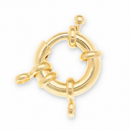 Eco-brass&reg; Metaal onderdelen DQ boeislot Goud (nikkelvrij)