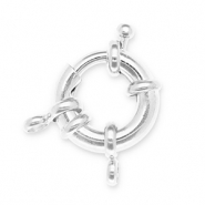 Eco-brass&reg; Metaal onderdelen DQ boeislot Antiek zilver (nikkelvrij)