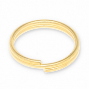 Metaal onderdelen DQ splitring Goud (nikkelvrij)