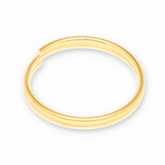 Metaal onderdelen DQ splitring Goud (nikkelvrij)