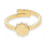 Ringen van Stainless steel Roestvrij staal (RVS) Goud