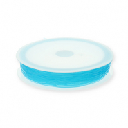 Elastiek draad 0.8mm Turquoise blue