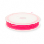 Elastiek draad 0.8mm Neon pink