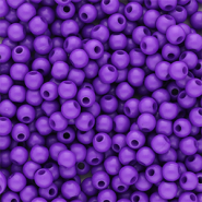 4 mm kralen van acryl shiny Dark purple