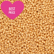 Rocailles 8/0 (3mm) Peachy orange