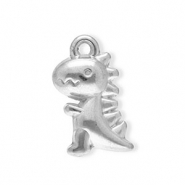 Bedels van Stainless steel Roestvrij staal (RVS) dinosaur Silver