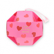 BY31&reg; (Cadeau) doosje voor sieraden ball "A gift as lovely as you" Pink-red-gold-light pink