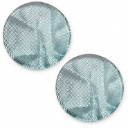 20 mm platte Polaris Elements cabochon Las Vegas Petrol green