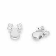 Metaal kralen DQ reindeer Antiek zilver (Nikkelvrij)