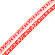BY31&reg; Tekstlint bows Light pink-red-gold