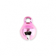 Metaal bedels little bells 6mm Light pink