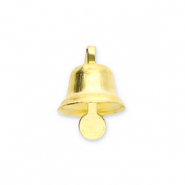 Metaal bedels christmas bell Gold