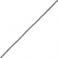 Kralen van hematite rondelle Silver