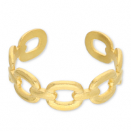 Ringen van Stainless steel Roestvrij staal (RVS) Goud