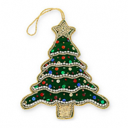 Musthave hangers Christmas tree Green-gold-silver-multicolour