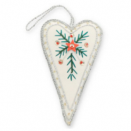 Musthave hangers heart White-green-red-silver