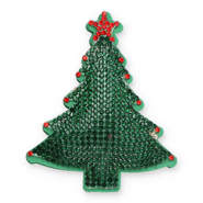 Statement hangers met strass Christmas tree Dark green-red