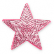 Statement hangers met strass star Light pink