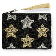 Etui stars Black-silver-gold