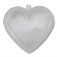 Ornament transparant heart Transparent